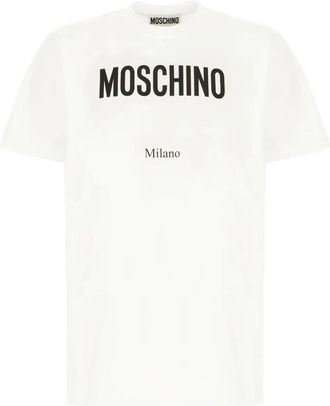 Moschino Teddy T-Shirt - Heren - T-shirts - Wit - S - Katoen - Tops