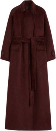 Max Mara Dames, Mantels, Rood, Maat: 2XS Wol