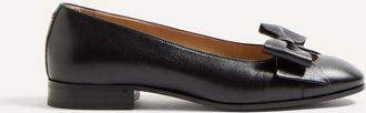 Valentino Garavani Ballerina Bowow In Capretto Uomo NERO 40.5