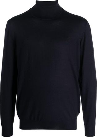 Fedeli roll-neck virgin wool jumper - men - Virgin Wool - 56 - Blue