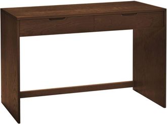 Sweeek Wood Decor Console 2 Drawers 120 cm, Tania, Walnut coloured, 120x35x75 cm