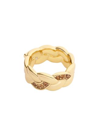 Coach Braided Ring - Gold - 7 (N)