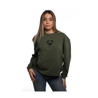 Moschino V6A1710-4418 Sweatshirt - Dames - Sweatshirts - Groen - XS - Katoen - Hoodies & sweatvesten