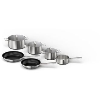 Bosch Juego De Utensilios De Cocina De Acero Inoxidable De 6 Piezas - Hez9se060