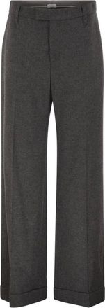 Brunello Cucinelli Mujer, Pantalones, Gris, Talla: M