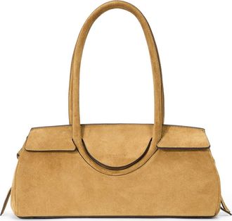 Staud Maude Suede Shoulder Bag in Hazel at Nordstrom