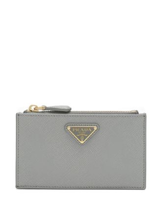Prada zip-fastening wallet - Grijs
