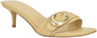 Calvin Klein Neveena Kitten Heel Sandal in Yellow at Nordstrom, Size 8.5