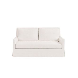 Ballard Designs Suzanne Kasler Mathes Upholstered Loveseat - Ballard Designs