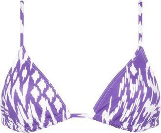 Eres Sun triangle bikini top - women - Polyamide/Spandex/Elastane - 40 - Purple
