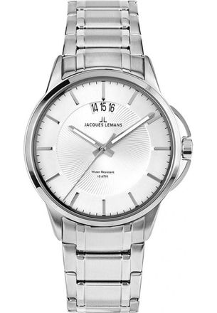 Jacques Lemans 1-1540E Mens Sydney Watch - Silver - One Size