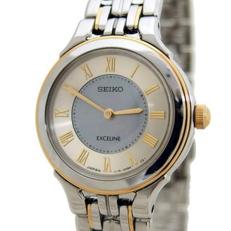 Seiko gold Plated Stainless Steel Wristwatch (Pre-Owned)