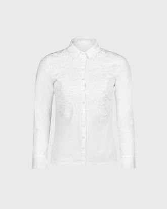 Anne Fontaine Vianey Stylish Shirt in White at Nordstrom, Size 36 Eu