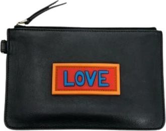 Fendi Pre-owned Vintage Clutch - Dames - Vintage Clutch - Zwart - ONE Size - Leer - Vintage