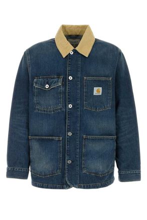 Carhartt Work in Progress Blue Shirt Collar Jacket