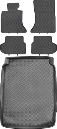 OEM Juego De Alfombrillas De Goma Para Coche Y Alfombrilla Para Maletero Para Bmw Serie 5 F10 Sed&aacute;n (2013-2017)