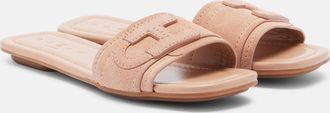 Hogan H685 suede slides