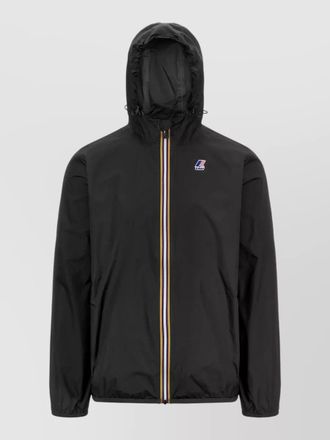 K-Way hooded fitted jacket