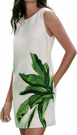 Sanctuary Way To Be Linen Shift Dress In White