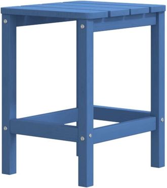 vidaXL Mesa De Jard&iacute;n Adirondack Hdpe Azul Agua 38x38x46 Cm Vidaxl