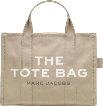 Marc Jacobs De Medium Tote Bag - Dames - Shoppers - Beige - ONE Size - Katoen - Tassen