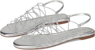 Steve Madden Libra Womens Sandals Silver : 5.5 M, Synthetic