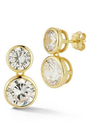 Glaze Jewelry Double Drop Earrings in Gold at Nordstrom Rack