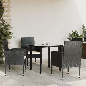 vidaXL Furniture Limited - Juego De Comedor De Jard&iacute;n 5 Pzas Rat&aacute;n