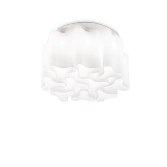 Netlighting Compo 10 Light Medium Ceiling Flush Light White E27