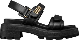 Dior Chique Zwart Sandaal - Dames - Sandalen - Zwart - 39 1/2 EU - Schoenen