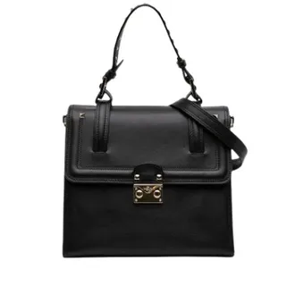 Valentino Pre-owned Cabana Satchel - Dames - Pre-owned - Zwart - Maat: ONE Size Leer