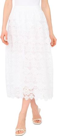 Ted Baker Lace Midi Skirt in Ultra White at Nordstrom Rack, Size 14