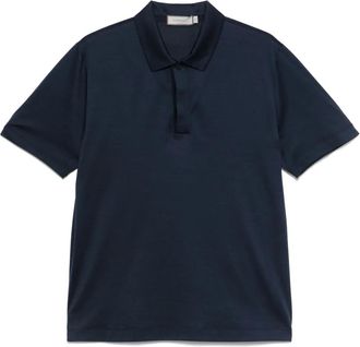 Canali Polo in jersey - Blu