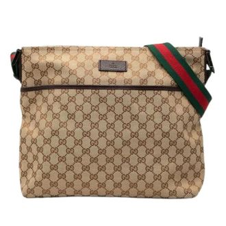 Gucci Pre-owned Cross Body Bags, unisex, Brown, Size: ONE SIZE Pre-owned Vintage Crossbody Bag