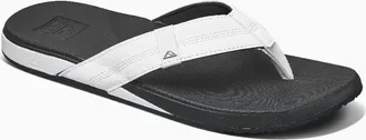 Reef Mens Cushion Bounce Sandal In White/charcoal