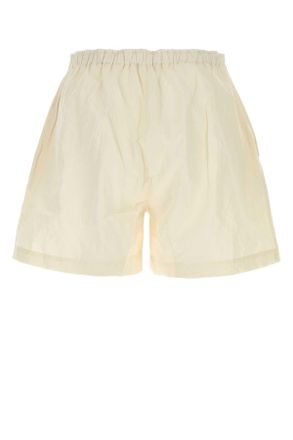 Willy Chavarria Mens Ivory Cotton Blend Willy Shorts Masa Exterior: Inox Bermuda