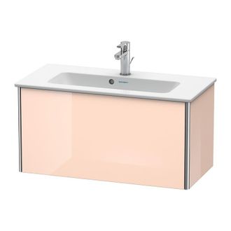 Duravit Duravit Xsquare Mueble De Pared Compacto 81,0x38,8 Cm, 1 Caj&oacute;n, Para Lavabo Me De Starck 234283, Color (frente/cuerpo): Perla De Albaricoque Laca De A