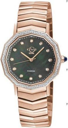 Gevril Group Spello II Mother-of-Pearl & Diamond Bracelet Watch, 36mm in Rose Gold at Nordstrom Rack