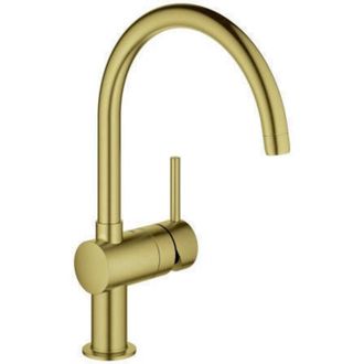 GROHE Mezclador Monomando De Lavabo Minta 32917 Oro Cepillado Brillante