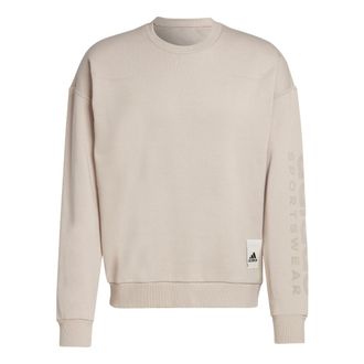 adidas Lounge Fleece Sweatshirt Brown Wonder Taupe IA9362