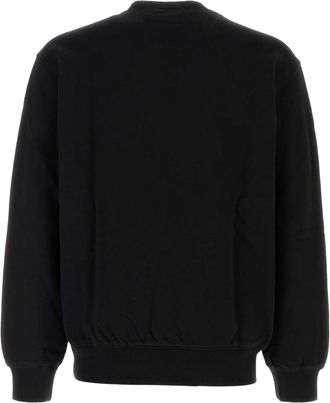 Carhartt Work in Progress Mens Sweat Sweatshirt Black Cotton Sweater