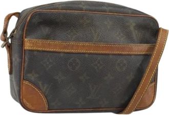 Louis Vuitton Pre-owned Cross Body Bags, female, Brown, Size: ONE SIZE Pre-owned Vintage Monogram Shoulder Bag