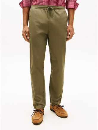 Tommy Hilfiger Mens Stretch Cotton Pant - Green - XXXL