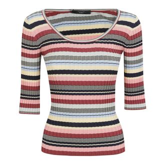 Max Mara Guglia Round-neck Truien - Dames - Ronde hals truien - Veelkleurig - L - Truien & Vesten