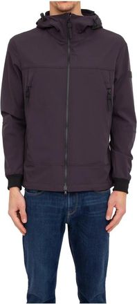 Peuterey Stijlvolle Lichtgewicht Jas - Heren - Zomerjassen - Paars - 3XL - Polyester - Jassen