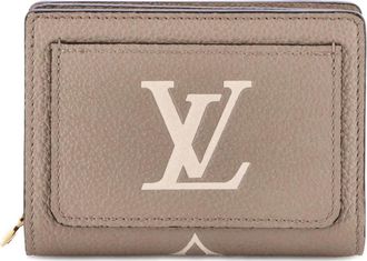 Louis Vuitton Clea Wallet Bicolor Monogram Empreinte Giant small wallets - Beige