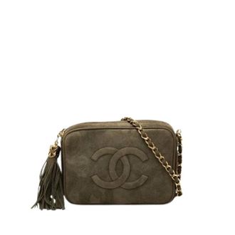 Chanel Pre-owned Suede Crossbody Bag - Dames - Pre-owned - Bruin - Maat: ONE Size Su&egrave;de