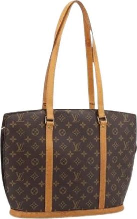 Louis Vuitton Pre-owned Tote Bag - Dames - Vintage Shopper - Bruin - ONE Size - Leer - Vintage