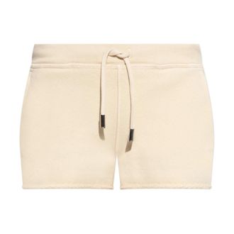 Dsquared2 Korte Broeken, Dames, Beige, 2Xs, Katoen, Shorts capsule Summer Lovers