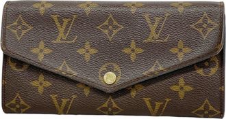 Louis Vuitton Brown Long Wallet (Bi-Fold) (Pre-Owned)